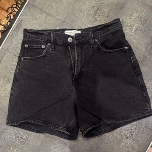 Abercrombie and Fitch Black Jean Shorts